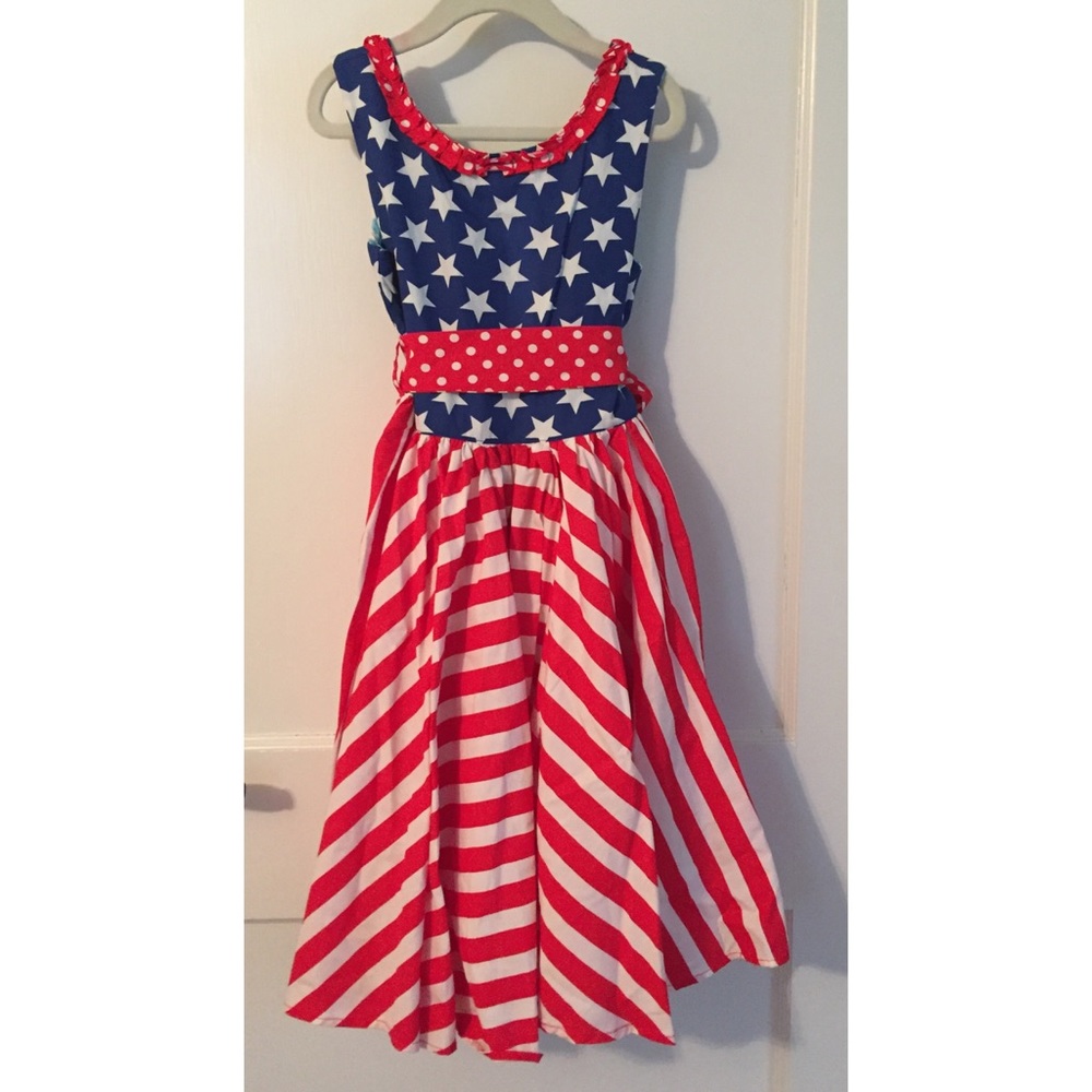 Gone 4/17🌺Jelly The Pug Fourth Of July Dress