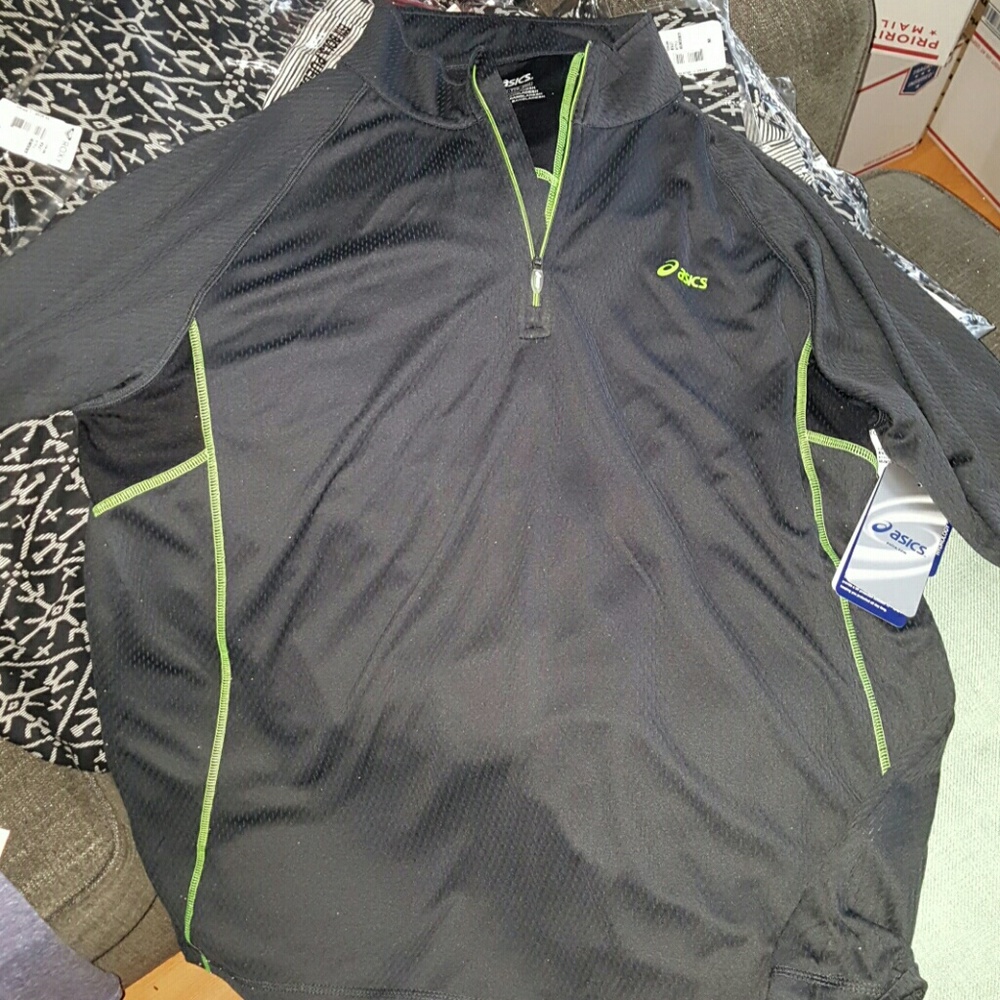 Asics Men's Trainer Quarter Zip Long Sleeve - Picture 3 of 6