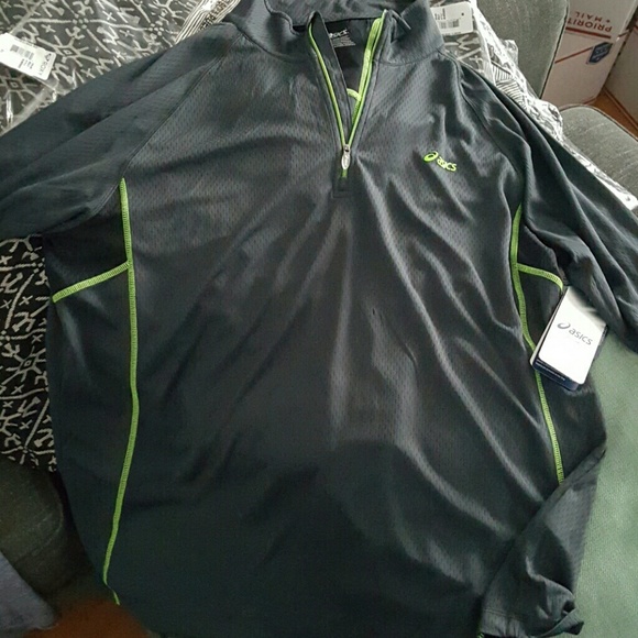 Asics Men's Trainer Quarter Zip Long Sleeve - Picture 4 of 6