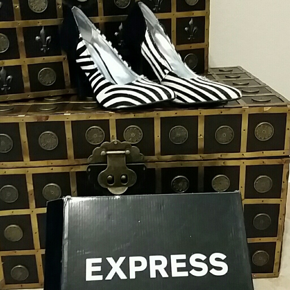 Zebra print shoes