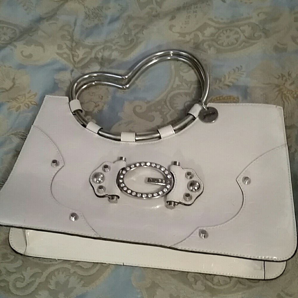 Vintage Guess Heart handle handbag