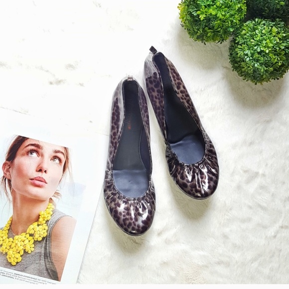 J. Crew Shoes - J. Crew patent flats.