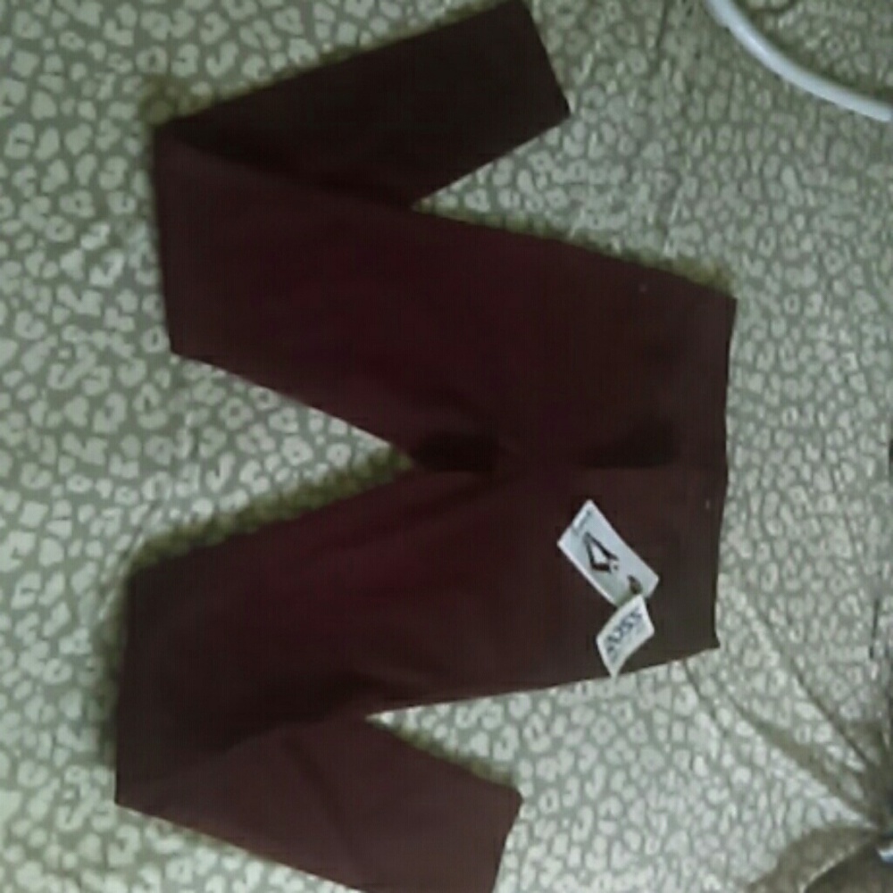 NWT Burgundy Jeans