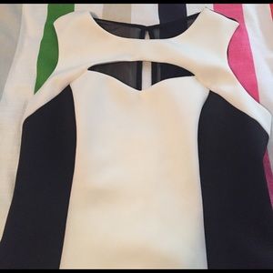 Guess black and white Dress