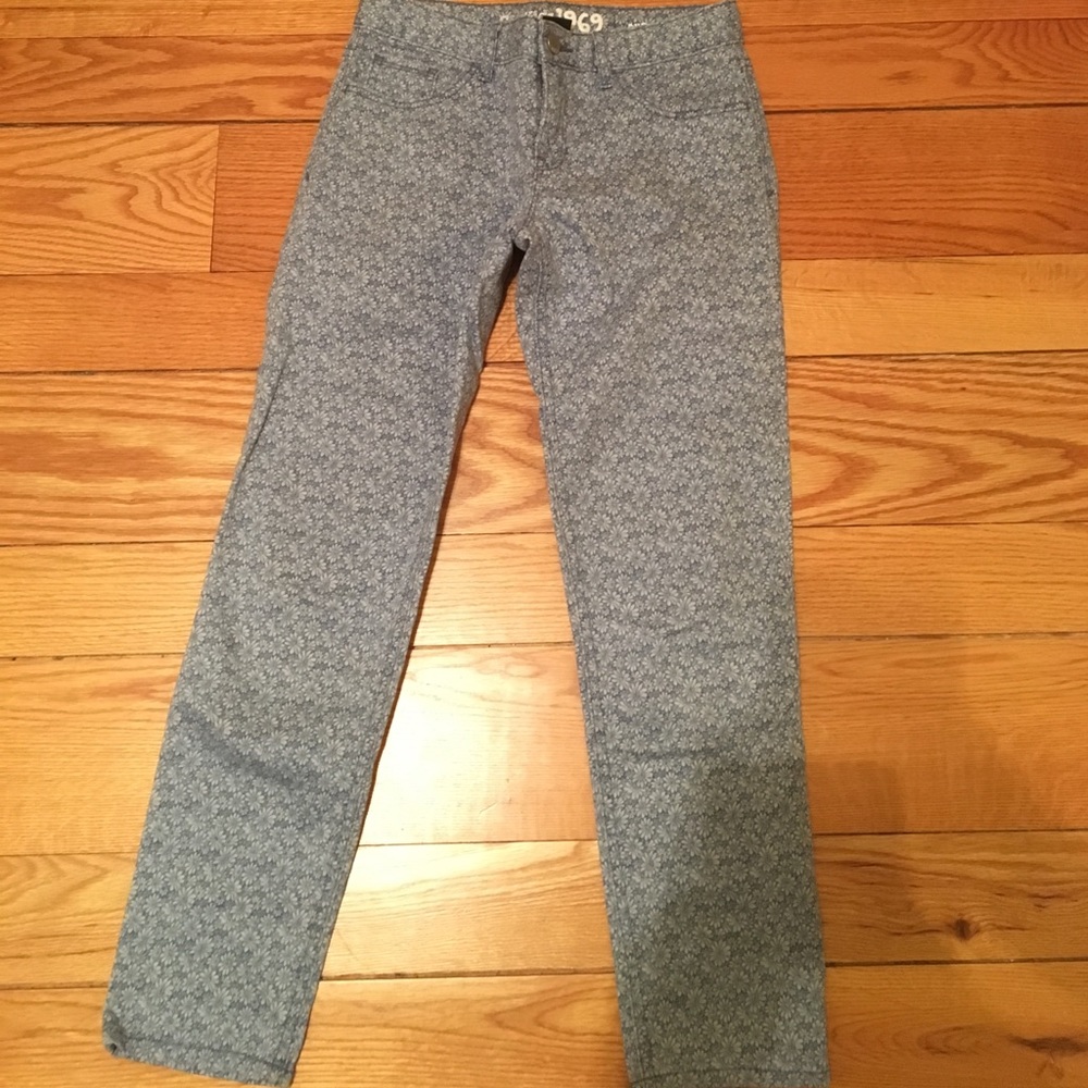 GapKids floral jeans