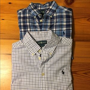 2 Ralph Lauren long sleeve button-downs