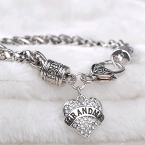 Rhinestone HOPE, NANA, GRANDMA bracelets