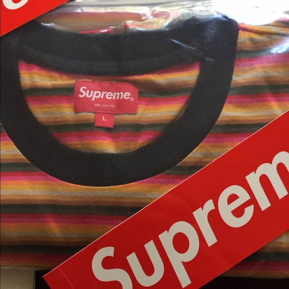 Supreme Multistripe reflective logo - Picture 2 of 3