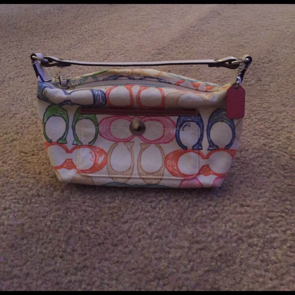 Coach multicolored handbag