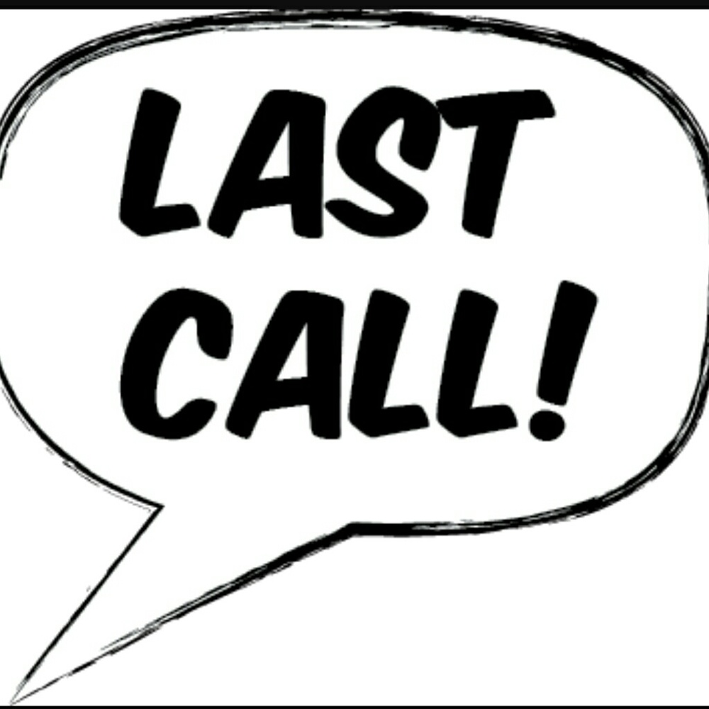 💥ALL LAST CALL ITEMS HAVE BEEN DONATED💥