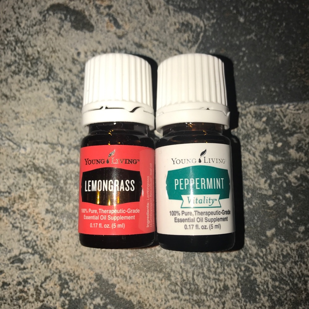 Young Living Lemongrass and Peppermint