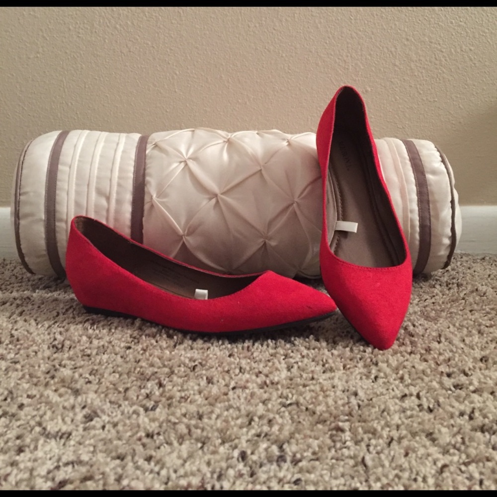Merona Red Flats