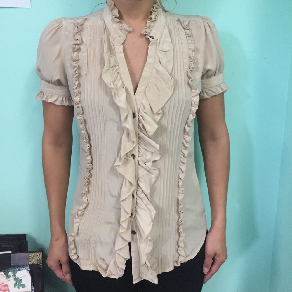 Joie XS Cream Blouse.