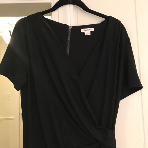 Helmut Lang black wrap dress - Picture 2 of 5