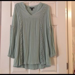 sea-foam color dress!