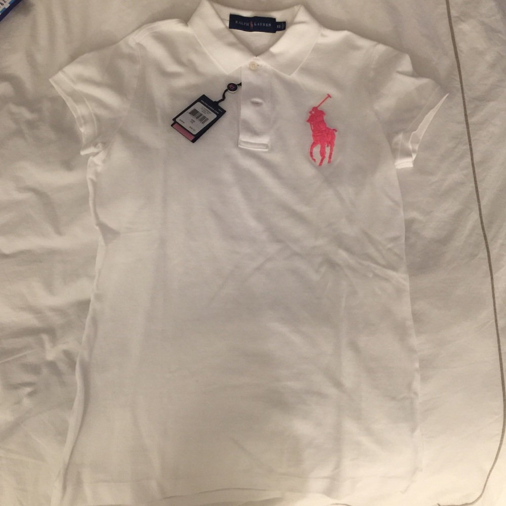 NWT pink pony polo shirt LIMITED EDITION sz XS