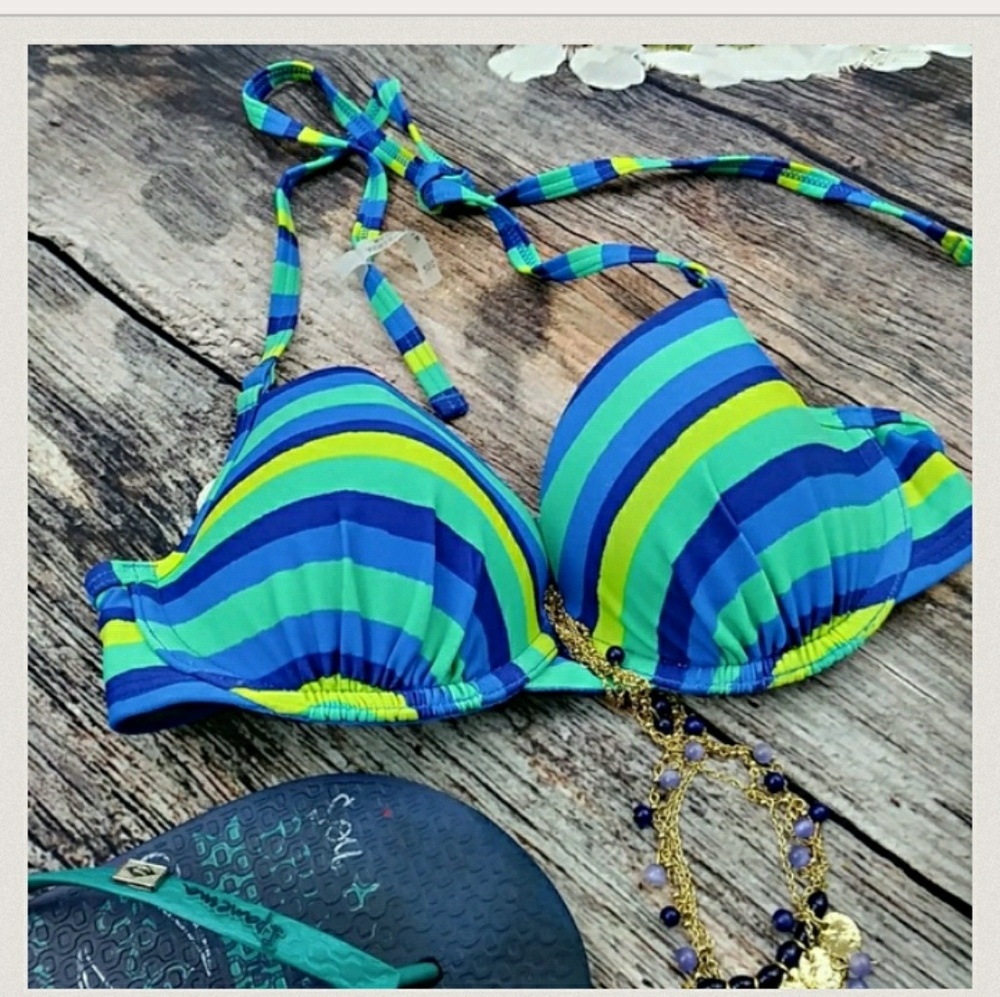 Aerie  Maddie Stripe Bikini Top Only - Picture 5 of 5