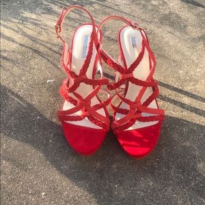 Red BCBGeneration heels