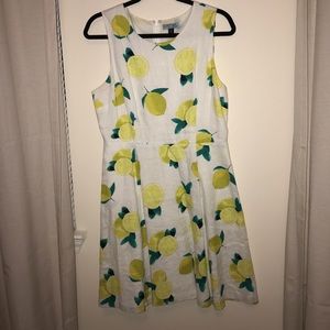 Cynthia Rowley lemon print sundress