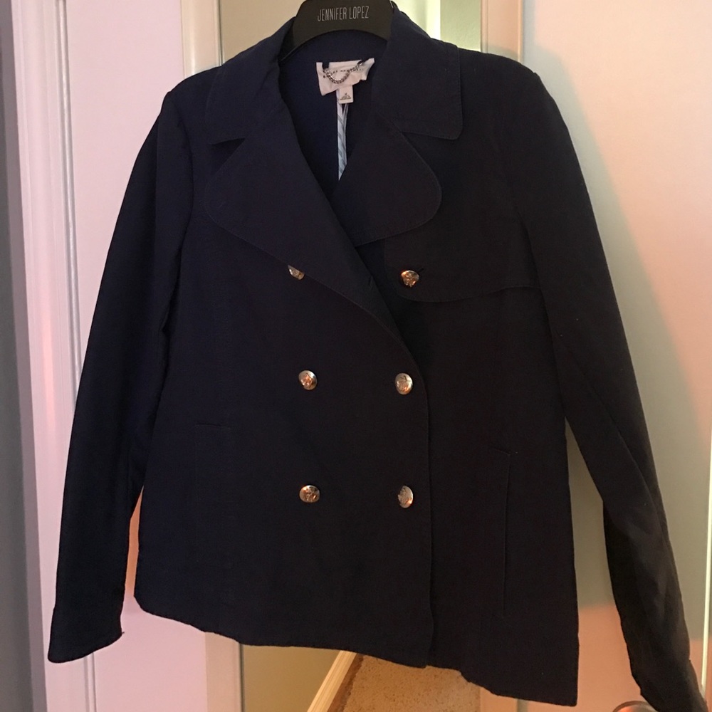 Banana Republic navy blue coat