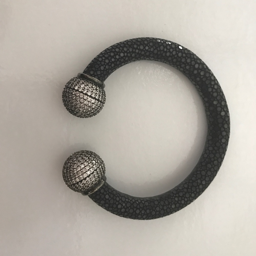 Snakeskin Leather Bracelet