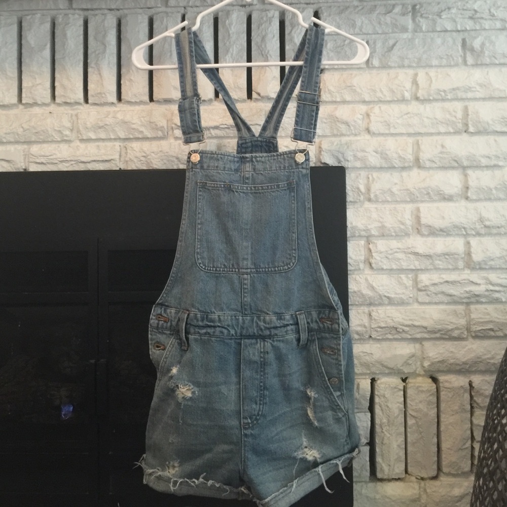 Madewell overall shorts
