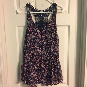 Lauren Conrad floral tank