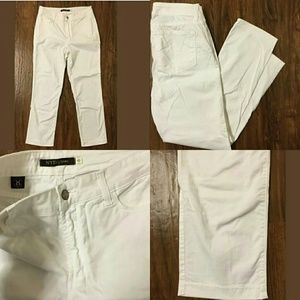 NWOT NYDJ white crop pants