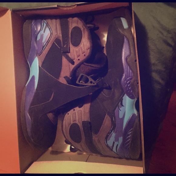 Jordan retro 8 Aqua Sz 11 - Picture 1 of 2