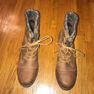 Steve Madden combat boots