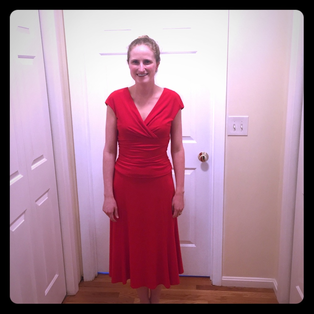 Clearance! Red semi-formal dress