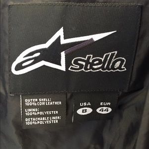 Alpinestars leather STELLA moto riding jacket NWT