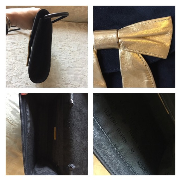 Final price 🎉Vintage Albert Nipon suede clutch - Picture 4 of 4