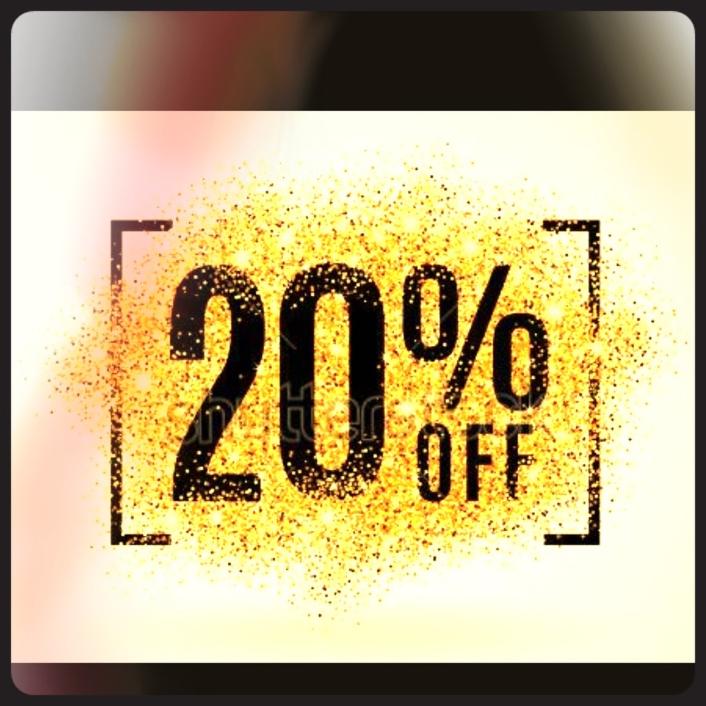 20% off your purchase when you buy 3 or more items