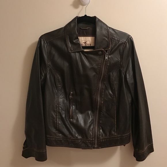 Hollister Jackets & Blazers - Leather Jacket