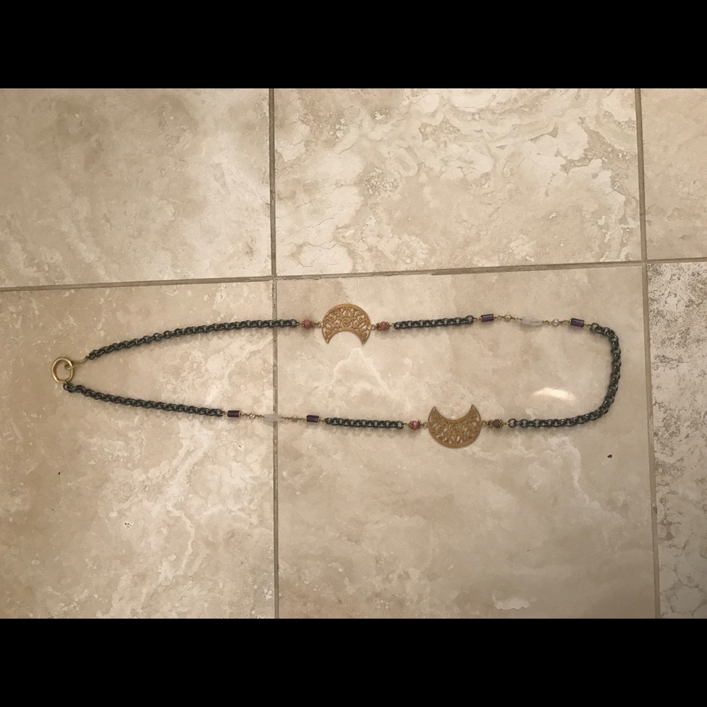 Oxidized Silver Necklace