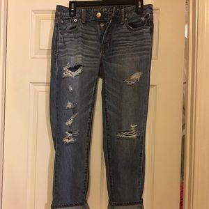 Boyfriend crop capris