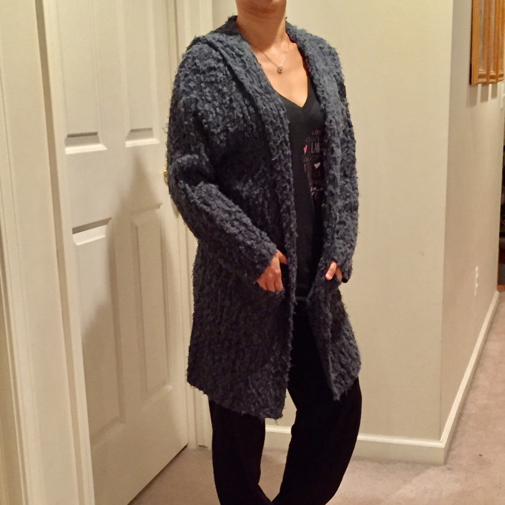 Hooded Sweater cardigan