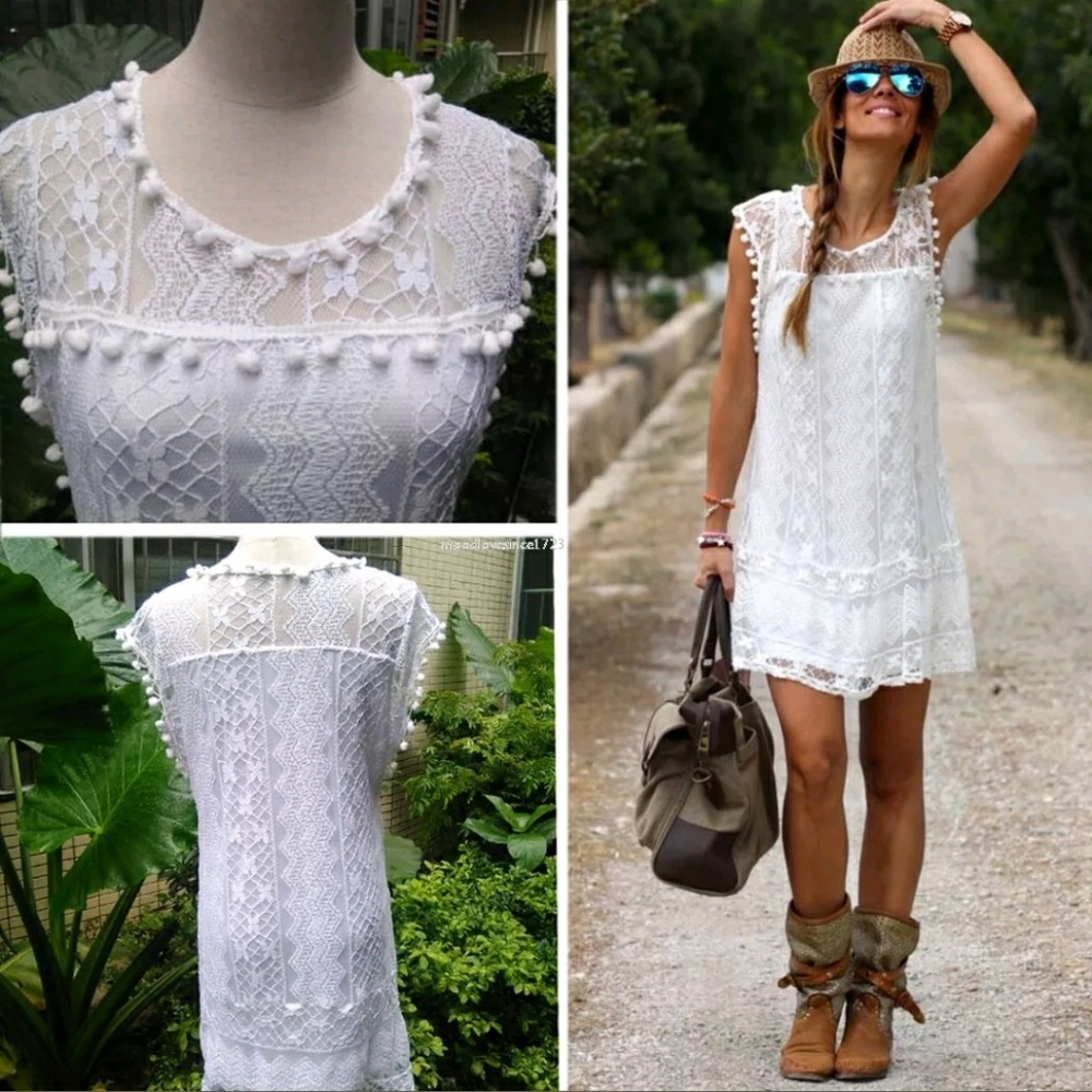 🎉HP🎉Black XL and 4XL LEFT LACE SUNDRESS - Picture 4 of 5