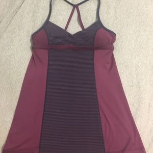 Lululemon moderate support yoga tank.
