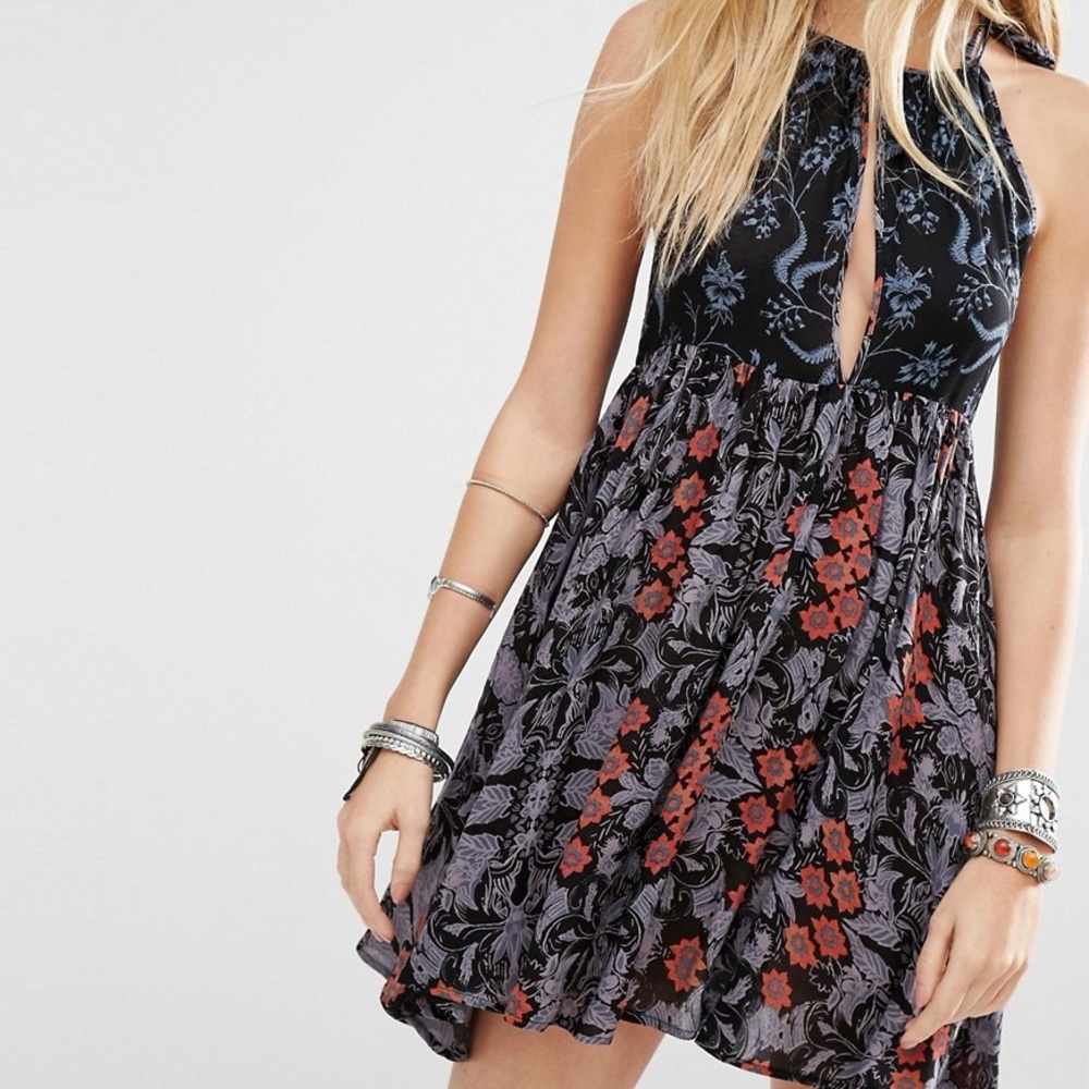 Free People floral Trapeze dream slip sundress - Picture 4 of 6