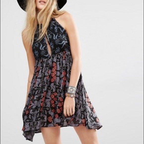 Free People floral Trapeze dream slip sundress - Picture 2 of 6