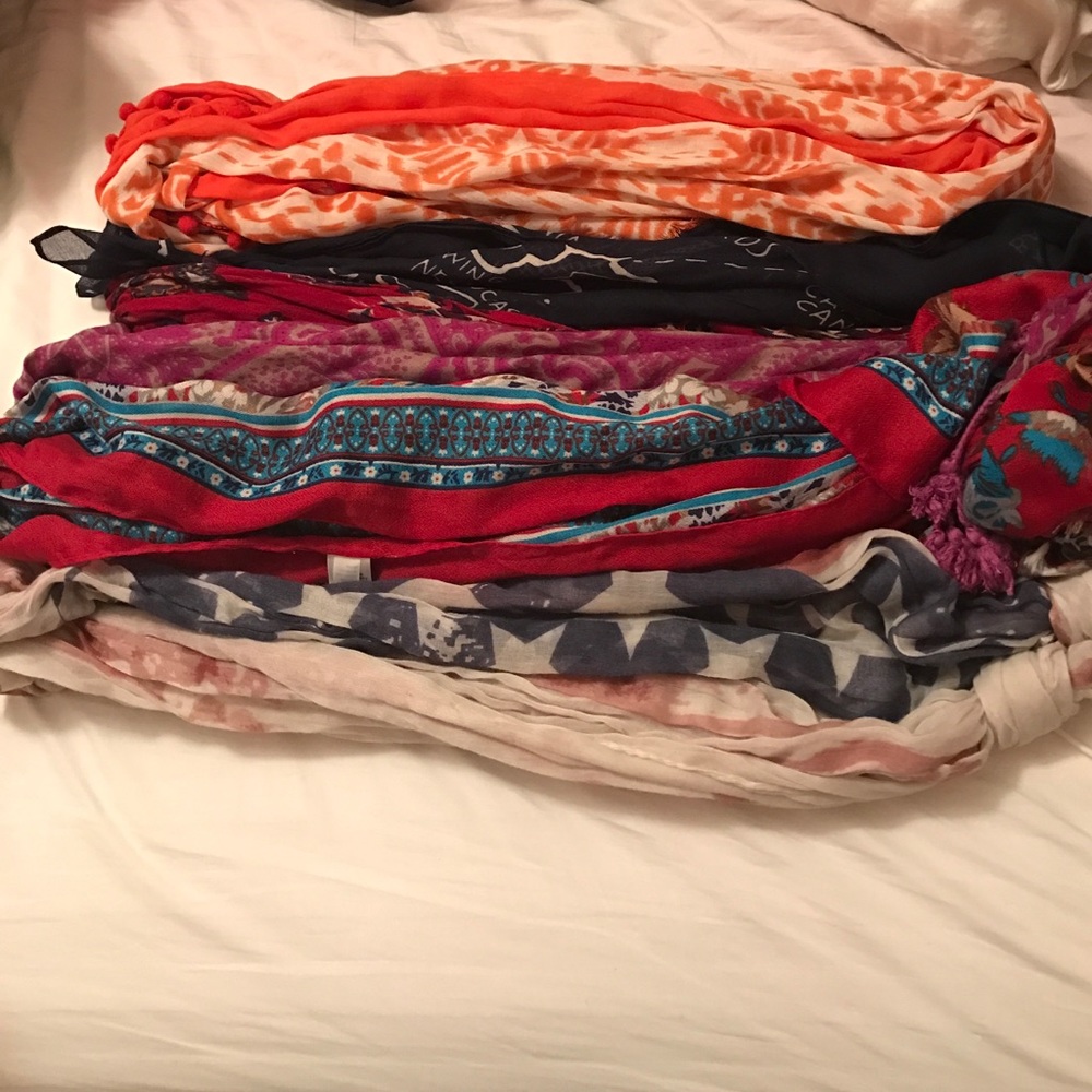 Summer scarf grab bag (6 scarves!)