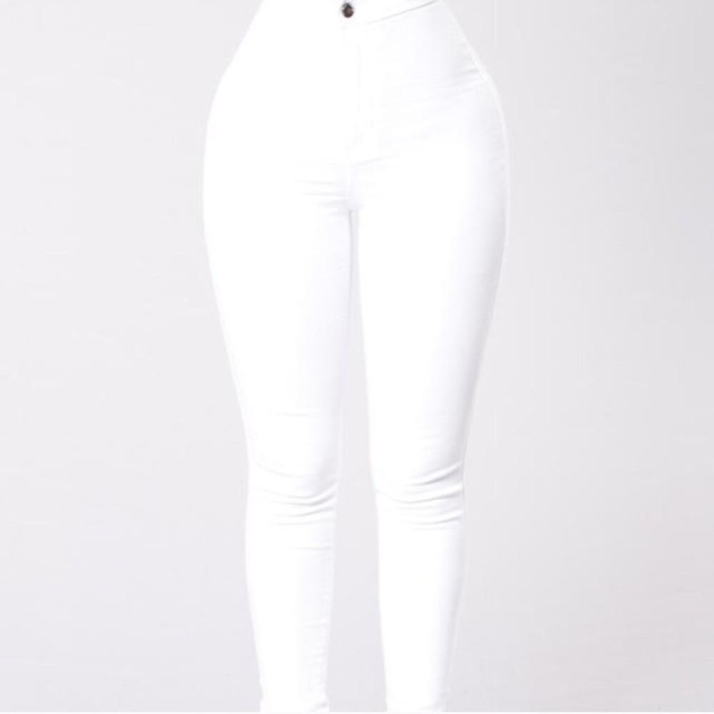 High waisted jeans