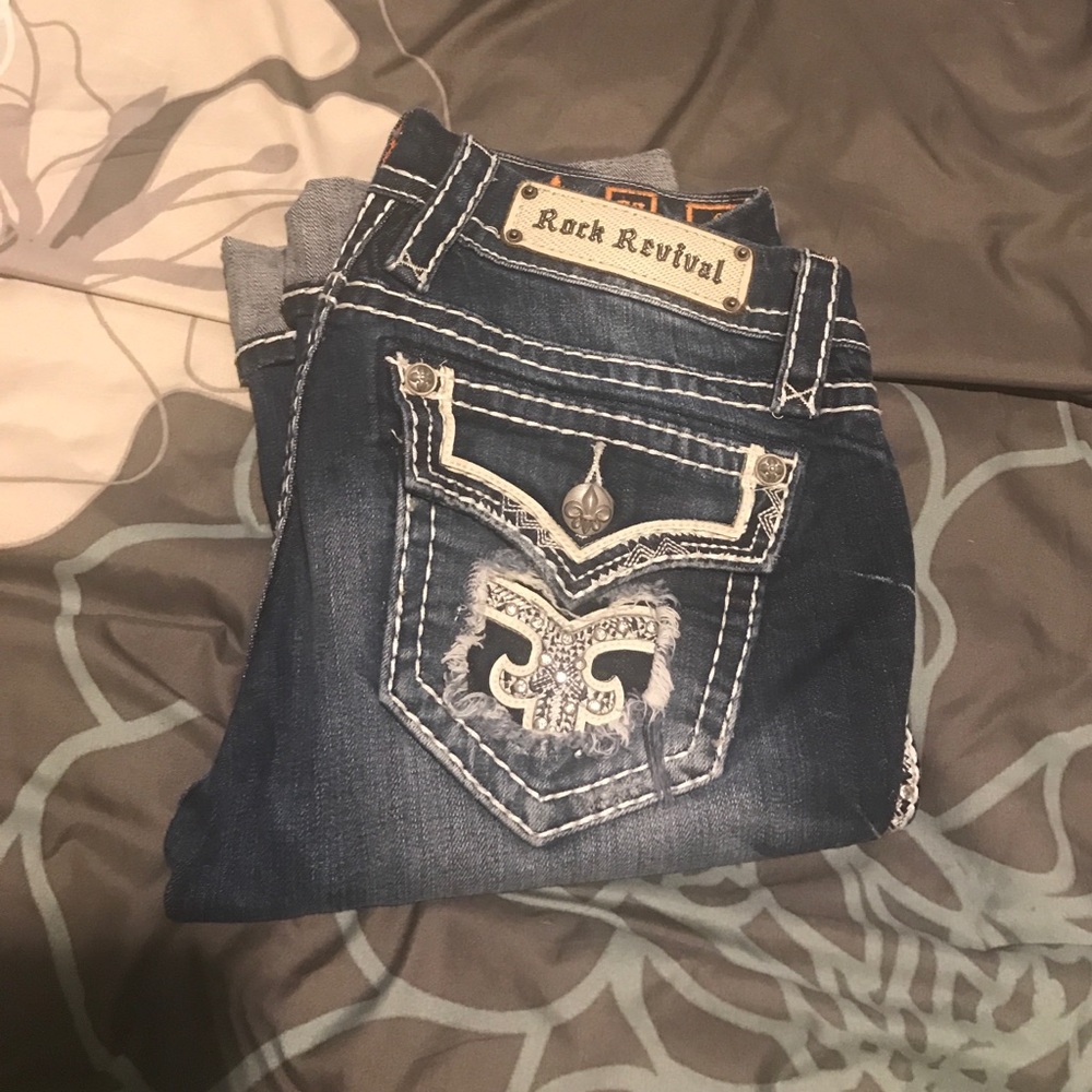 Rock revival Mona cuff straight