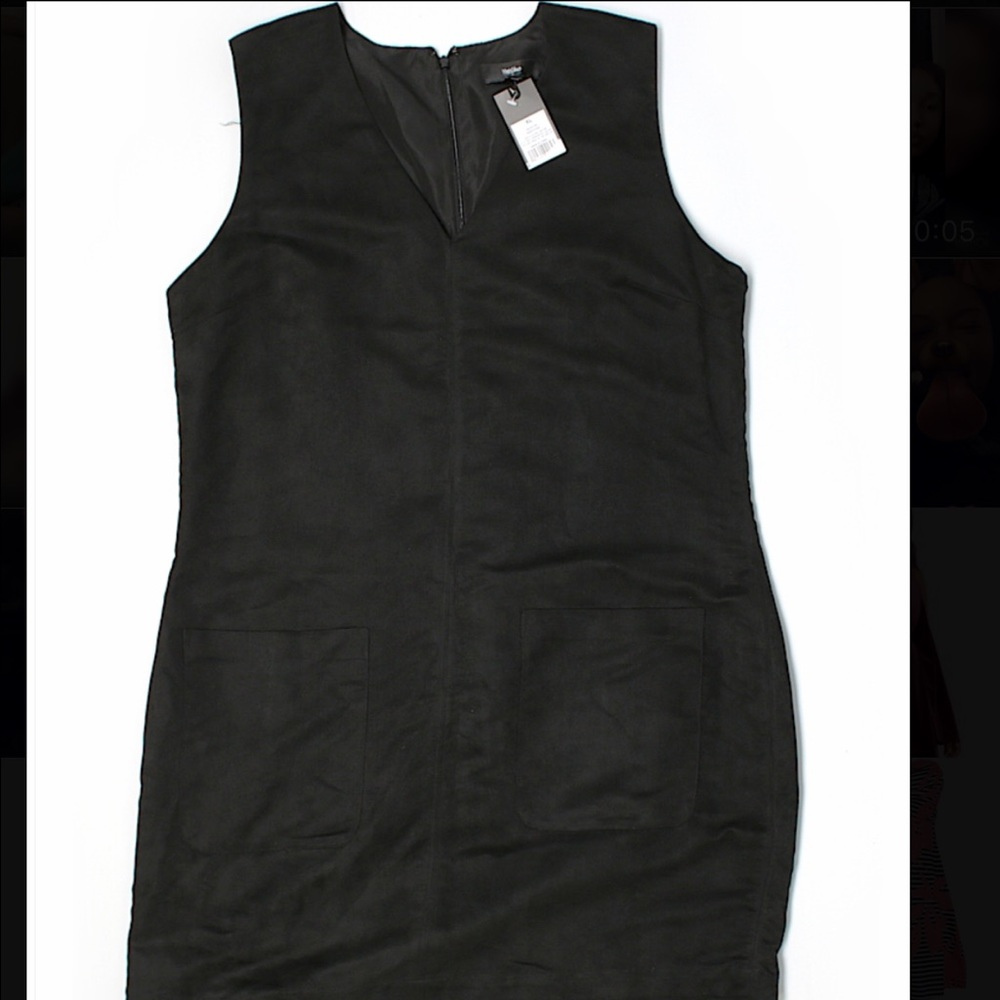 Mossimo Black V-Neck Dress