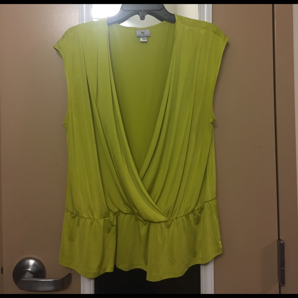 Lime Green Blouse
