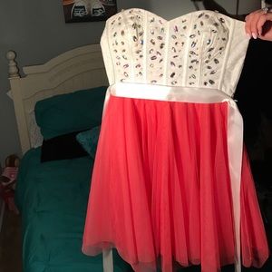 pink dress size 7