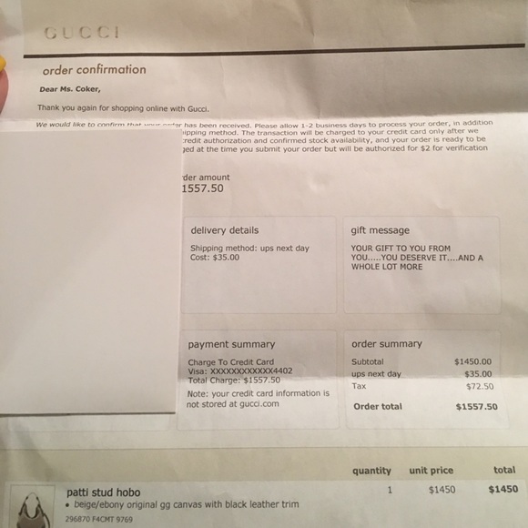 Authentic Gucci Patti studded - Picture 6 of 7