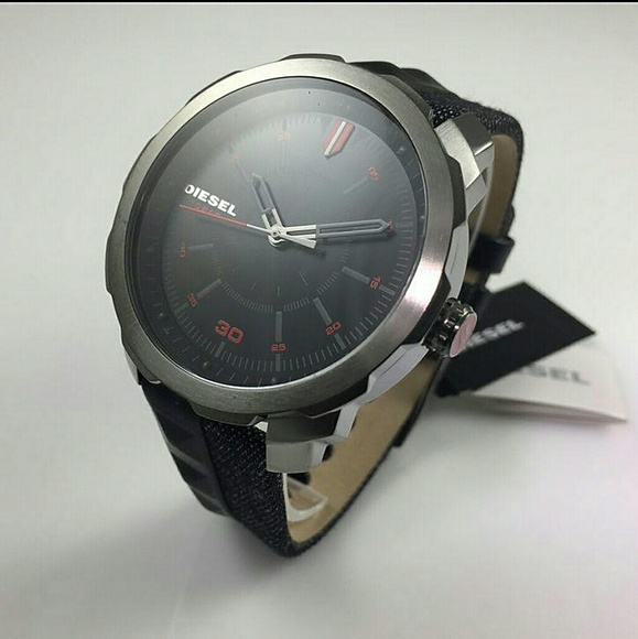 NWT Diesel Men's Machinus Strap Watch
